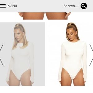 Makes wardrobe white bodysuit
